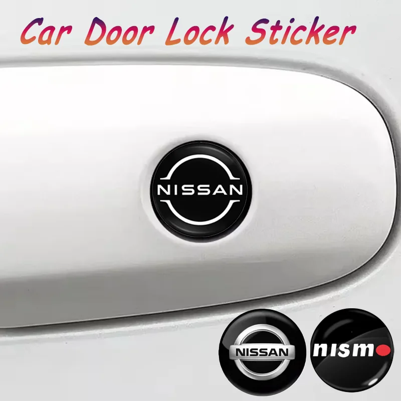

Car Door Keyhole Sticker Lock Protector Lock Core Decal For Nissan X-trail Qashqai Note Juke Sentra Patrol Navara Micra Almera