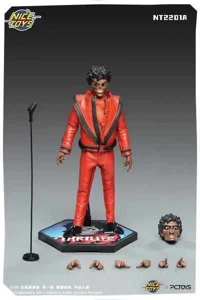 In Stock NICETOEYS X PCTOYS 1/12 Jackson Family Trembling Michael