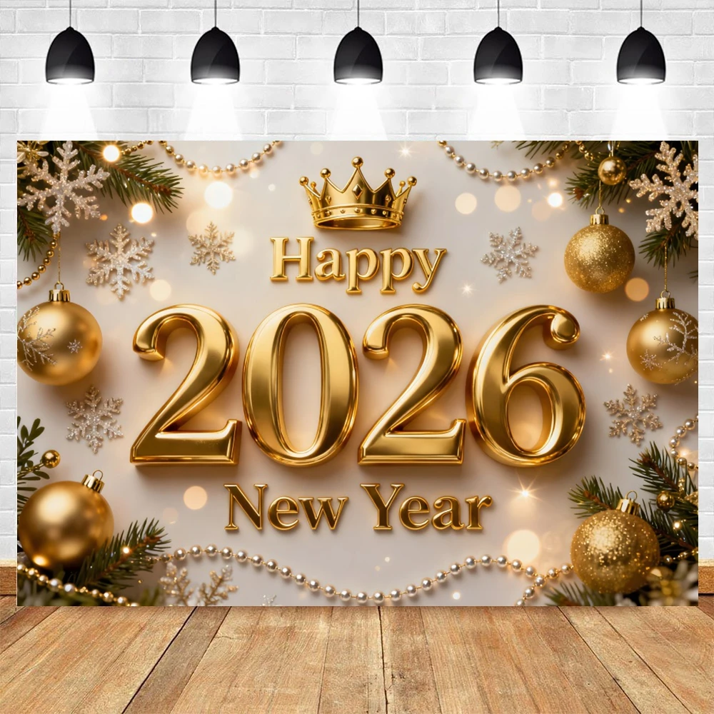 2026 عيد الميلاد السنة الجديدة موضوع الطرف الديكور الألعاب النارية لامعة ملونة احتفال السنة الجديدة خلفية التصوير خلفية هدية #3