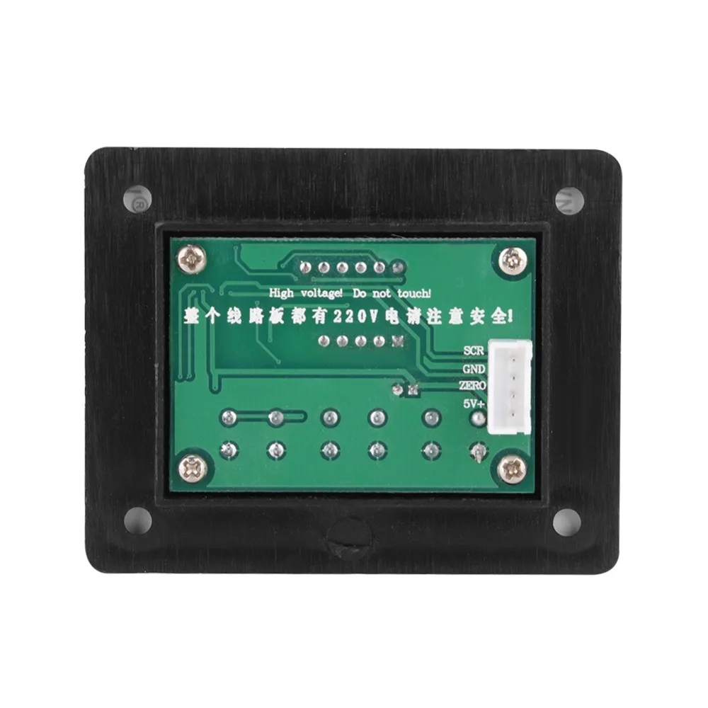 

10000 Вт SCR регулятор напряжения переменного тока 220 В 80 А регулируемый регулятор скорости цифровой простой в установке модуль термостата электродвигатель