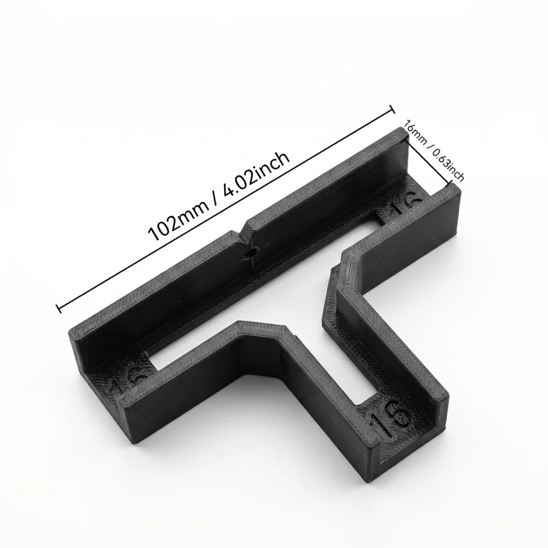 1pc T-shaped Wooden Board Corner Brace, Heavy-Duty 90-Degree Right Angle Fixing, Solid Wood Furniture Reinforcement Fitting