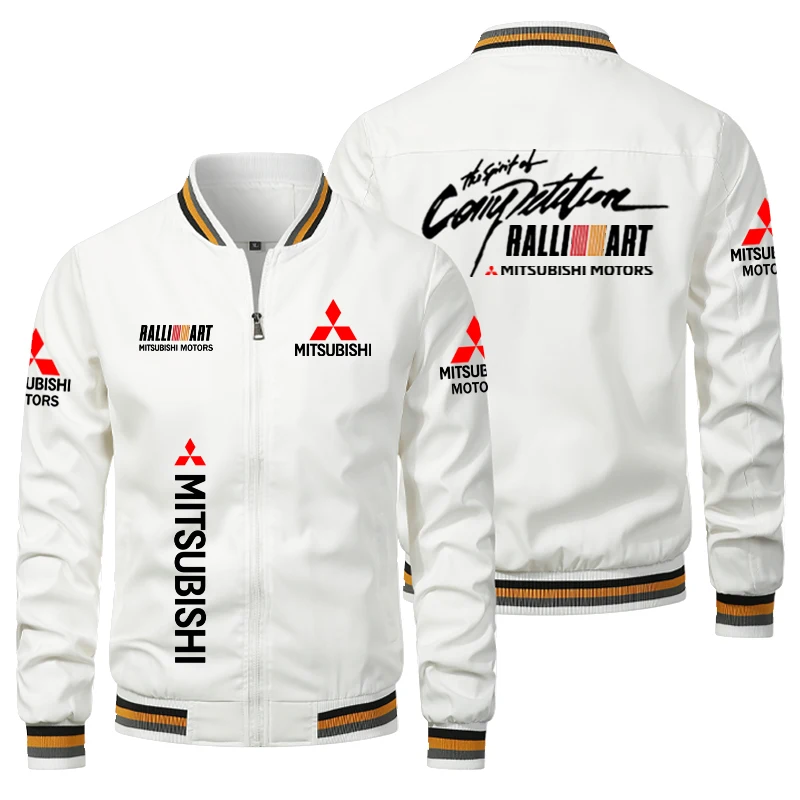 2025 Mitsubishi Racing Team Official Jacket Sports Racing Suit Unisex Oversized Top Evo Retro Jacket