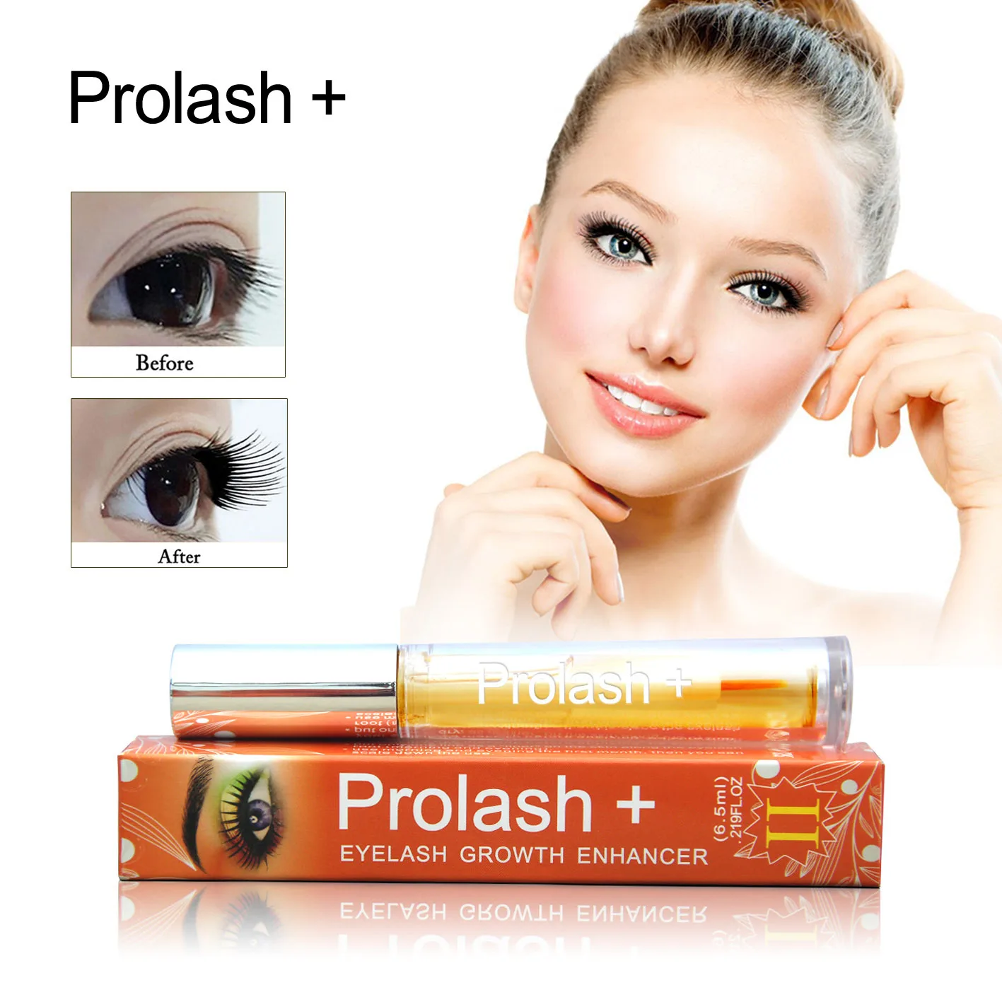 Prolash Fast Eyelash Growth Liquid New Eye Black Thickens Eyelashes Strengthen Natural Eyelashes Extend Eyebrow Growth Essence