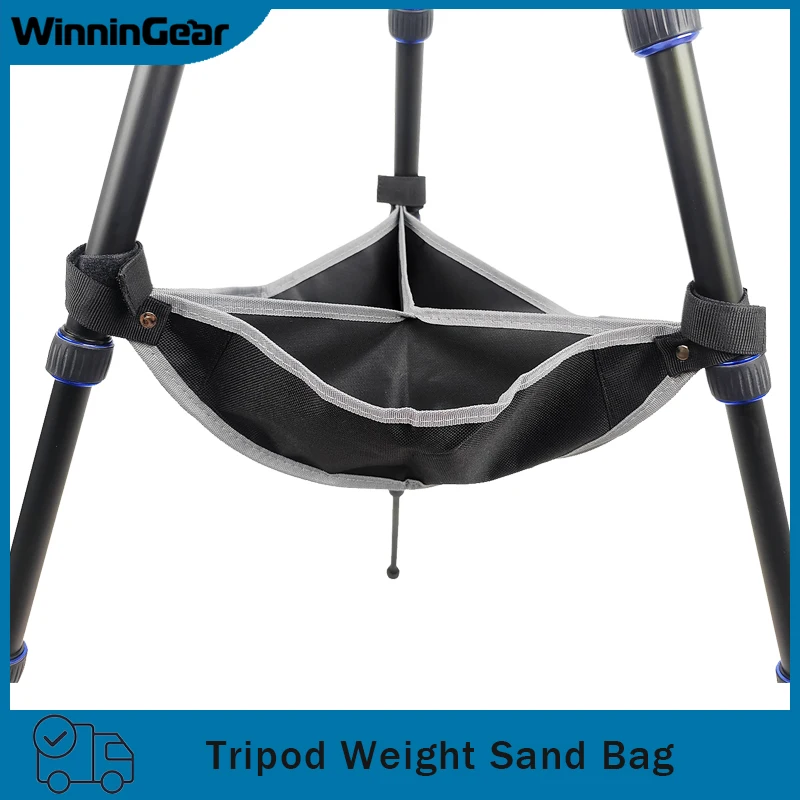 

Tripod Weight Stone Bag Portable Outdoor Indoor Heavy Duty Sandbag Butler Pouch to Light Stand Legs