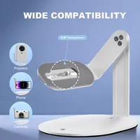 Soporte para proyectores Universal suspendido de techo montado en la pared de escritorio 3 en 1, soporte 360 °   Soporte de proyector de rotación libre