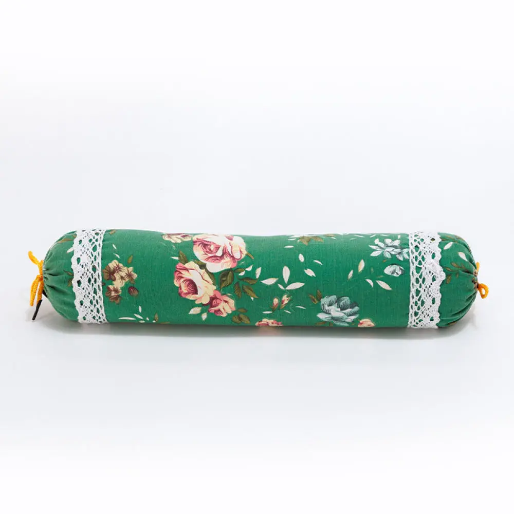 Handmade Wormwood Bolster DIY Kit Cervical Neck Support Soft Fabric Traditional Health Care Cylinder Massage Relief Pillow