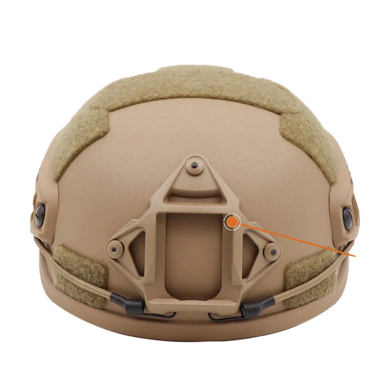 Metal shroud Tactical helmet cuttlefish adapted to FAST helmets CNC oxidised aluminium core Multi-functional device adapter base