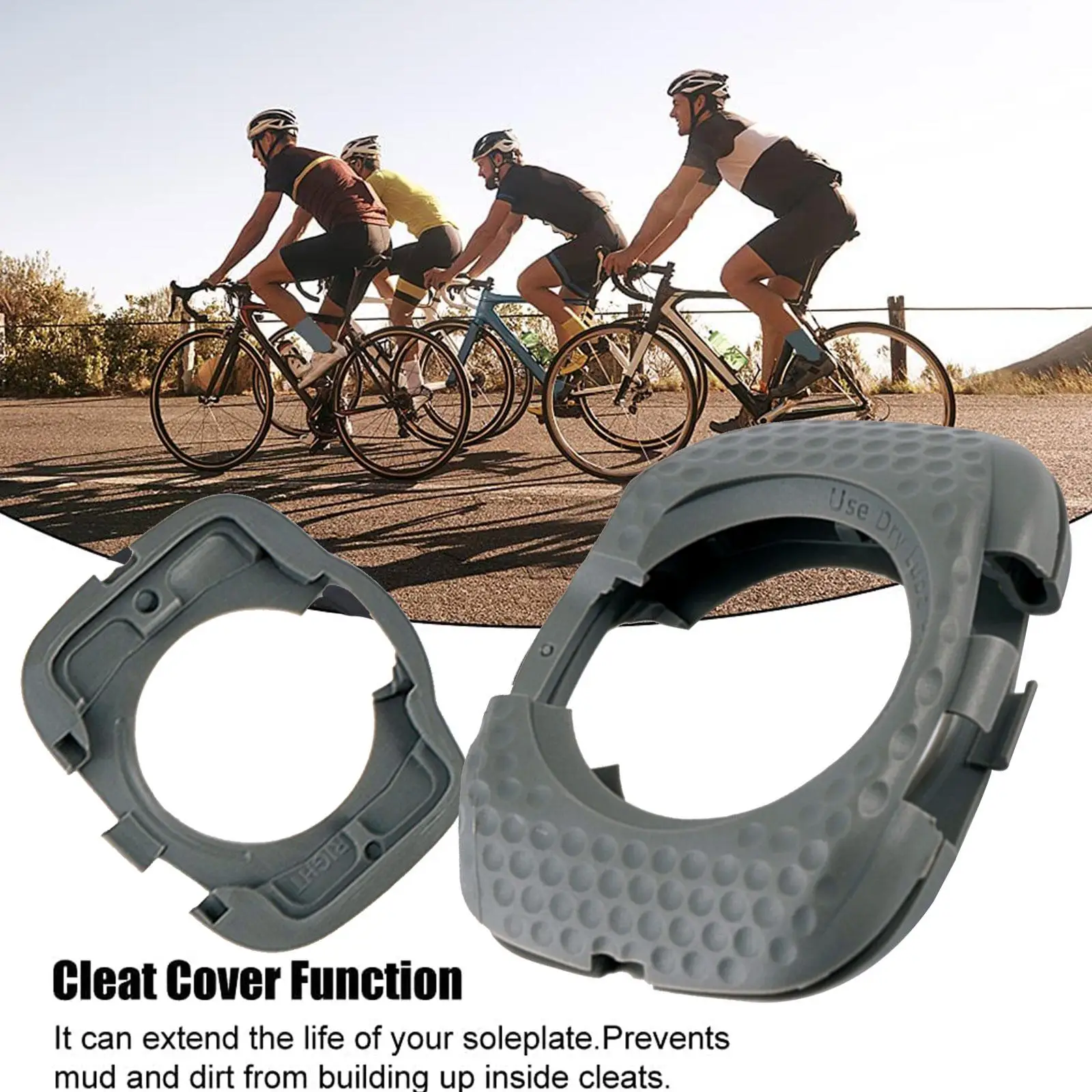 

Road Bicycle Anti-Slip Lock Pedal For Wahoo Lock Plate Protective Cover Foot Lock Plate Protective Cover Cycling Accessorie W8A3