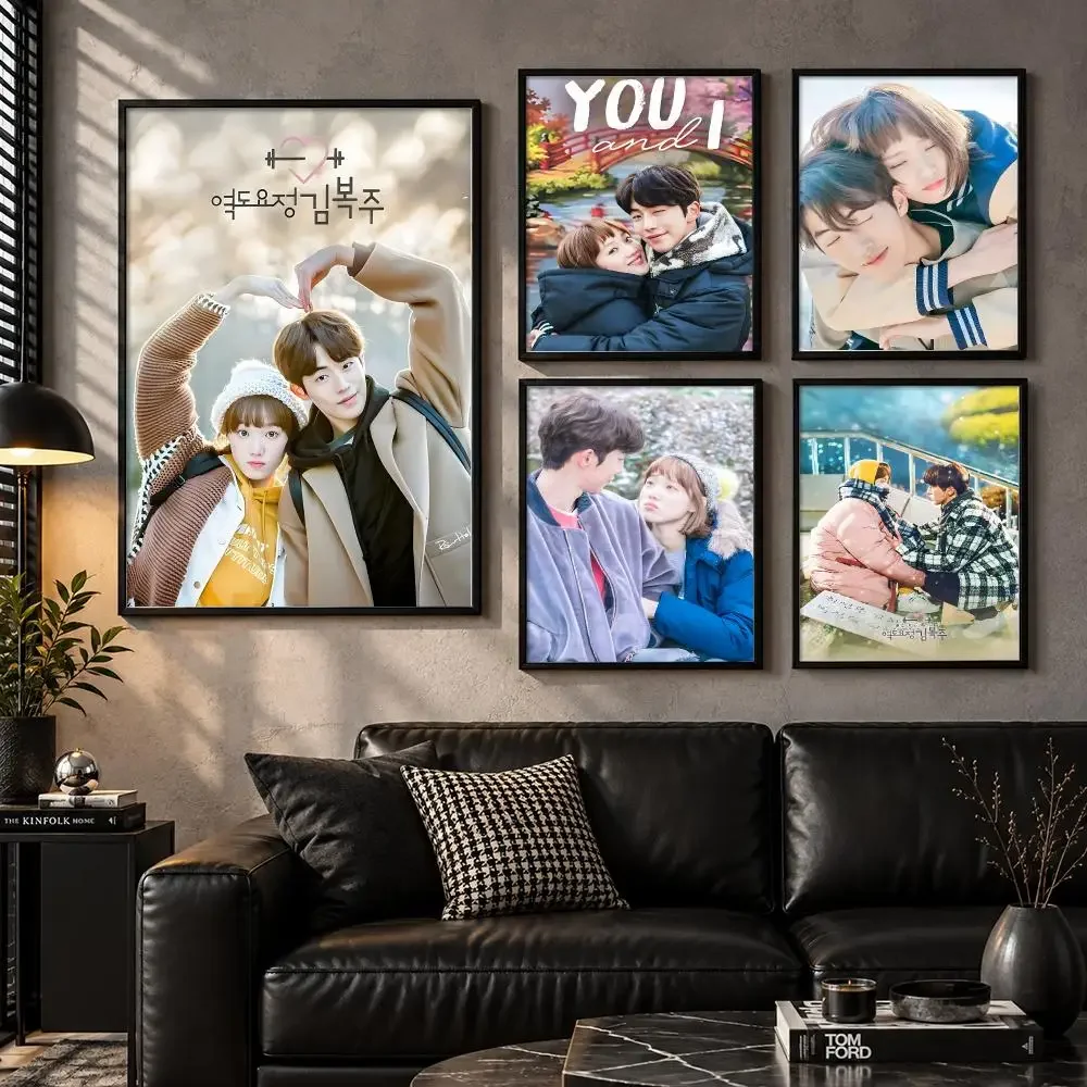 Weightlifting Fairy Kim Bok-joo Youth Sports Romance K-Drama Poster Aesthetic Unframed Wall Prints for Bedroom & Living Room