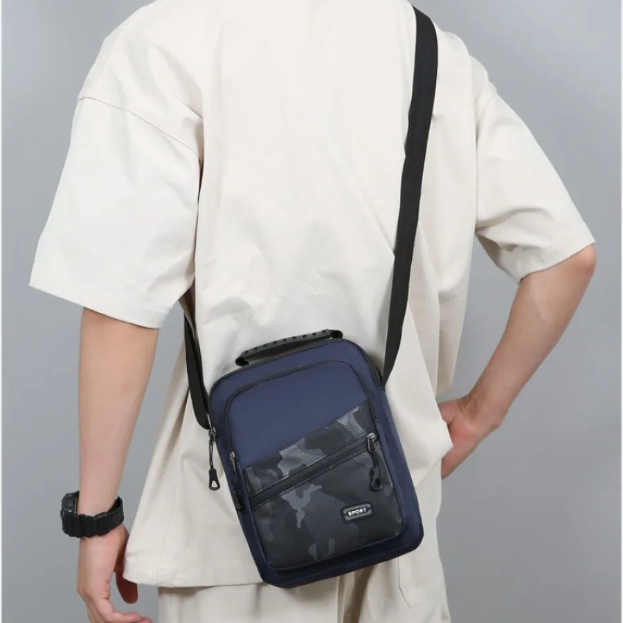 

Модная камуфляжная повседневная повседневная сумка через плечо, водонепроницаемый носимый многофункциональный рюкзак, деловые мужские сумки через плечо