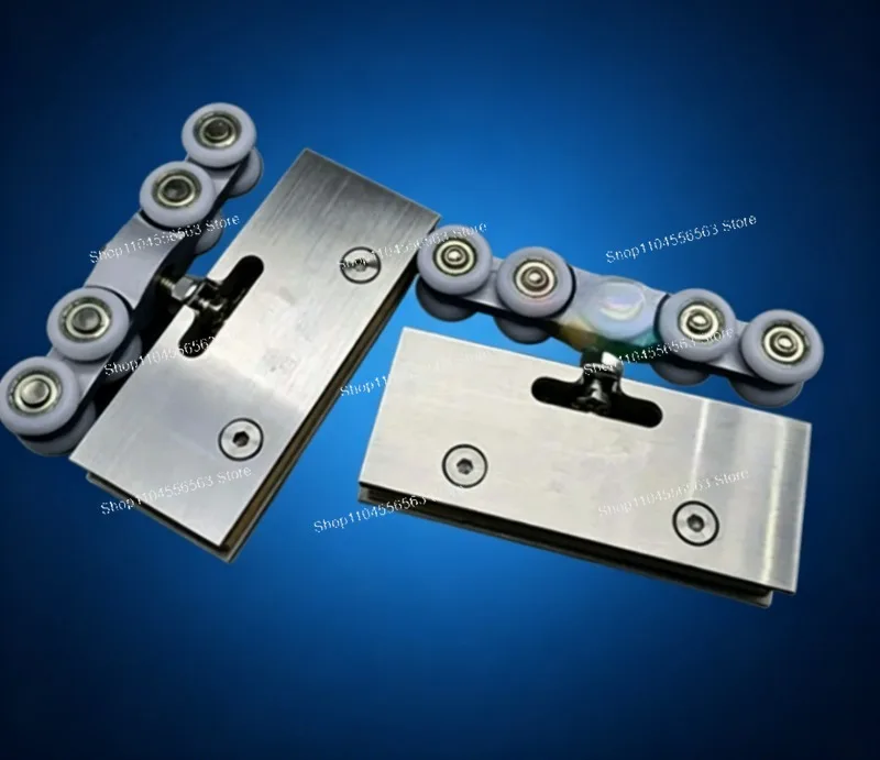 Stainless Steel Heavy Duty Glass Sliding Door Hanger: Silent Hanger & Hanging Pulley Clip