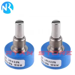 1PCS Continuous 360 Rotation Precision Potentiometer Switch Conductive Plastic 6639S-1 102 202 502 103 203 6639S 1 1K 2K 5K 10K