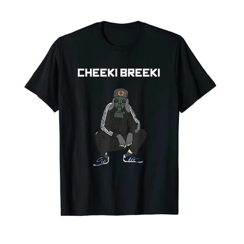 

Cheeki Breeki - Gopnik Slav Style Funny Gamer Stalker T-Shirt Humor Funny Graphic Tee Tops Men Clothing Customized Products