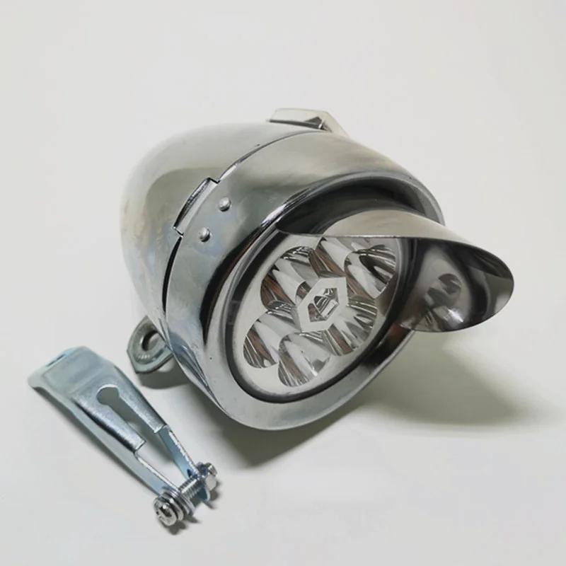 Retro Bike Riding Supplies Battery LED Lights /  Bicycle Front Headlights Q037