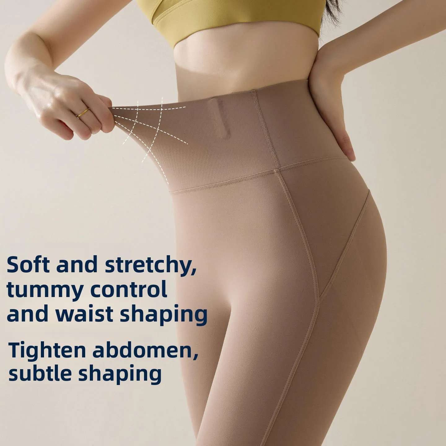 Calças de yoga de ajuste fino das mulheres cintura alta fina verão calças de fitn arca pele padrão abdômen controle levantamento de bunda