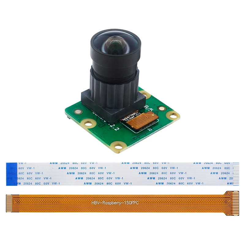Módulo de câmera imx477 12.3mp, 100 graus, suporte de alta qualidade, nvidia jetson nano com cabo para raspberry pi