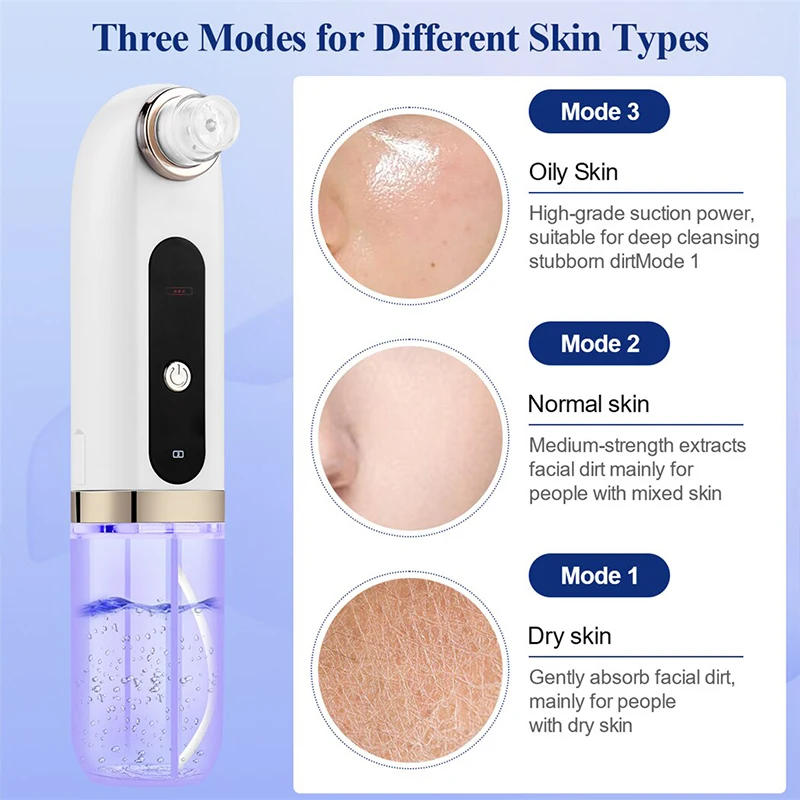 Ultra Micro Bubble Electric Blackhead Remover Suction Facial Cleansing Tool Dead Skin Acne Dark Spot Remover for Face