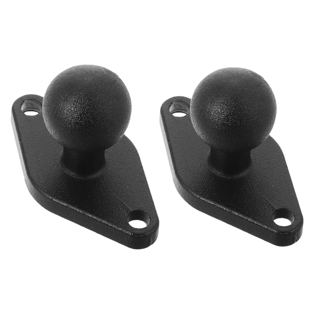 

2Pcs Motorcycle Navigation Mount Phone Holder Bracket Ball Base Stable Adjustable Mirror Rearview Mirror Phone Holder Adapter
