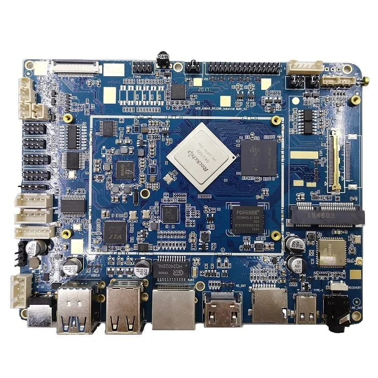 High performance digital mipi camera edp circuit boards support nfc card reader QR gps g-sensor type-c 4g sim card pcba PCB