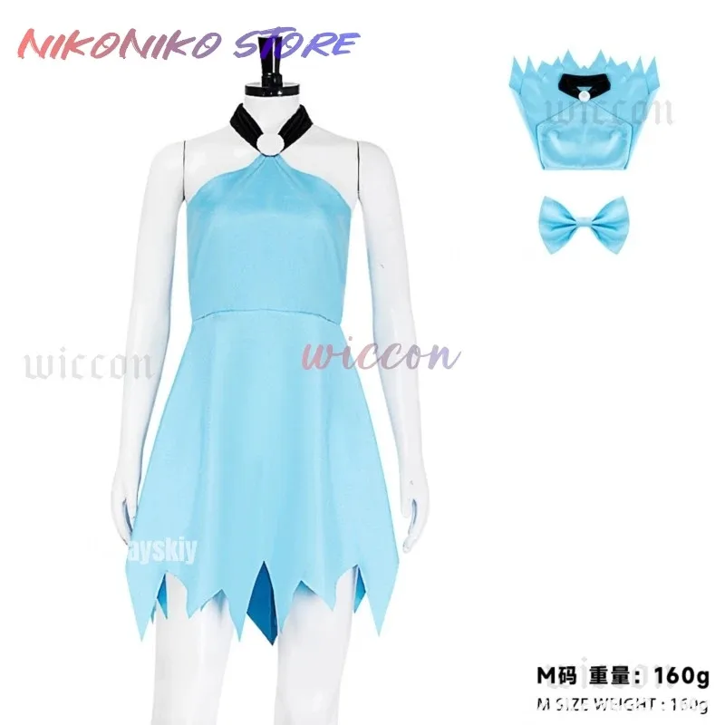 Kostum Cosplay Betty Rubble Wanita Kostum Dewasa Flintstone Kostum Wanita Flintstone Betty Kostum Pesta Kostum Manusia Gua