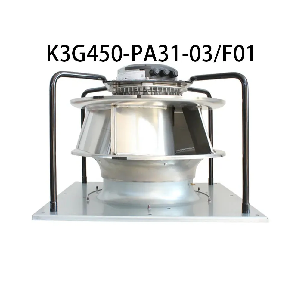 Multi-Speed high air volume EC 3~400V 6.8A 4500W K3G450-PA31-03/F01 Durable Centrifugal Cooling Fan