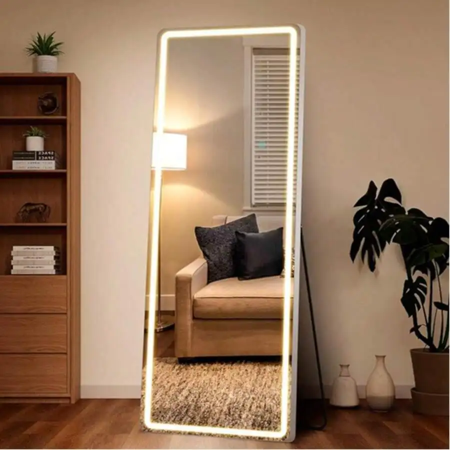 Sweetcrispy Full Length Mirror With LED Lights, 64