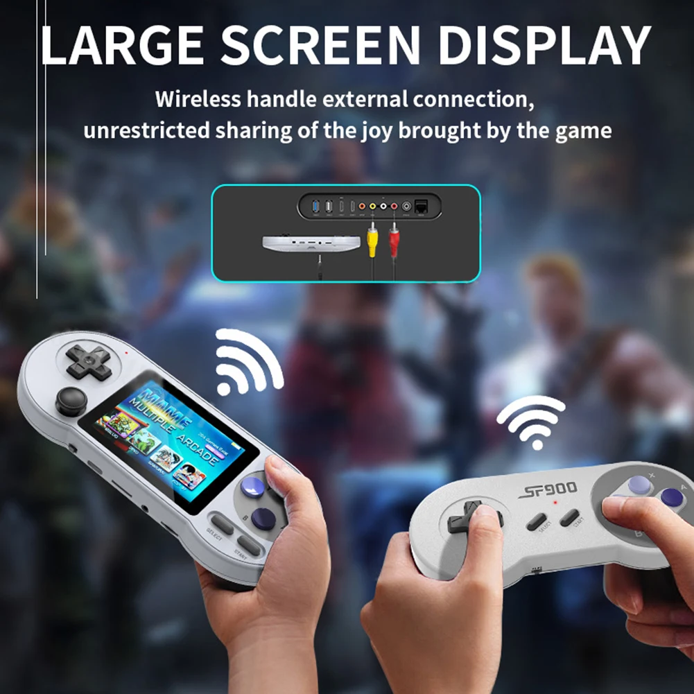 

Handheld Game Console with 3.5inch Screen Small Rechargeable Game Console Toy Gift for Boys Girls