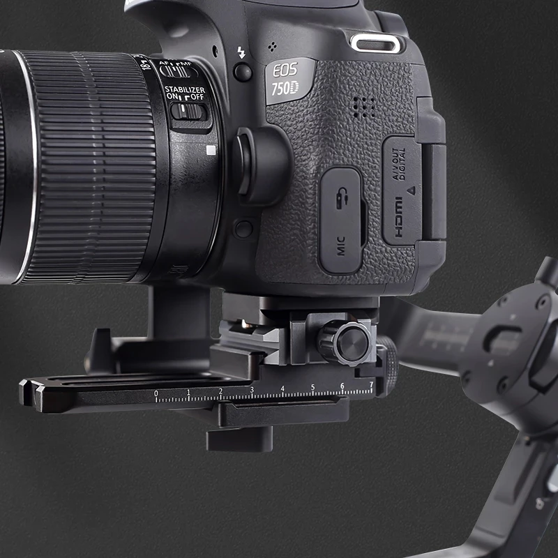 XILETU QR40S ARCA Style Ronin SC Abrazadera de liberación rápida para DJI Ronin S / Ronin SC y ZHIYUN Crane Series / Weebill S Gimbals 2506