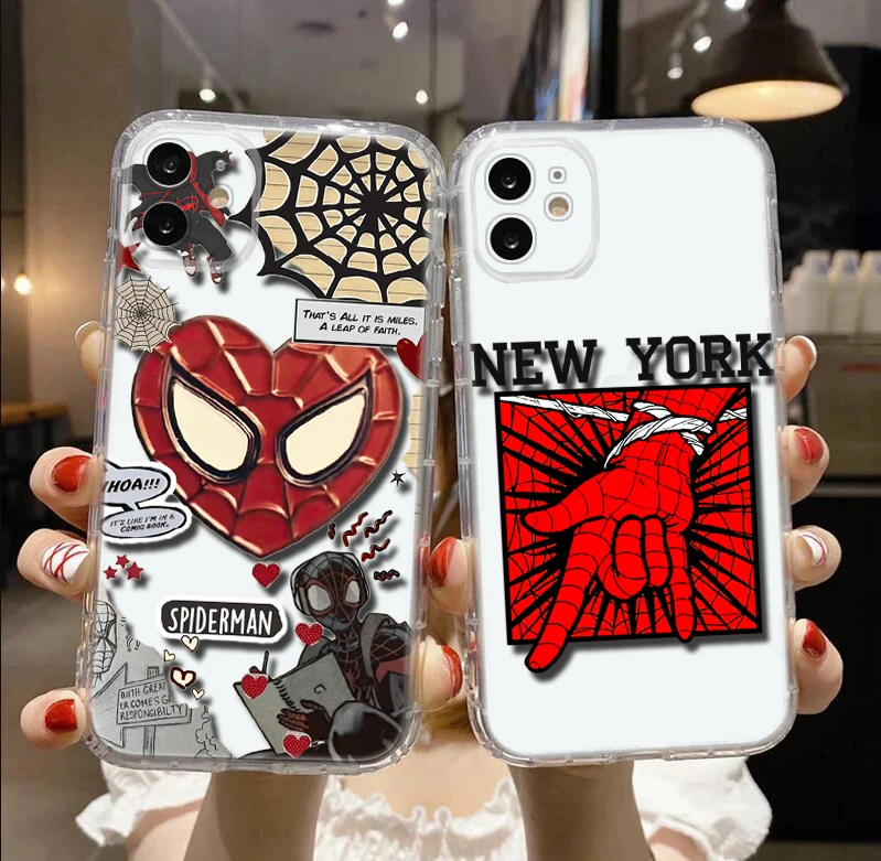 E13 spiderman Soft Case for Moto G9 Powe One Pro E12 E22I E22 G52 G42 G32 G22 G23 Z2 Z Play P40 P30 Edge 30