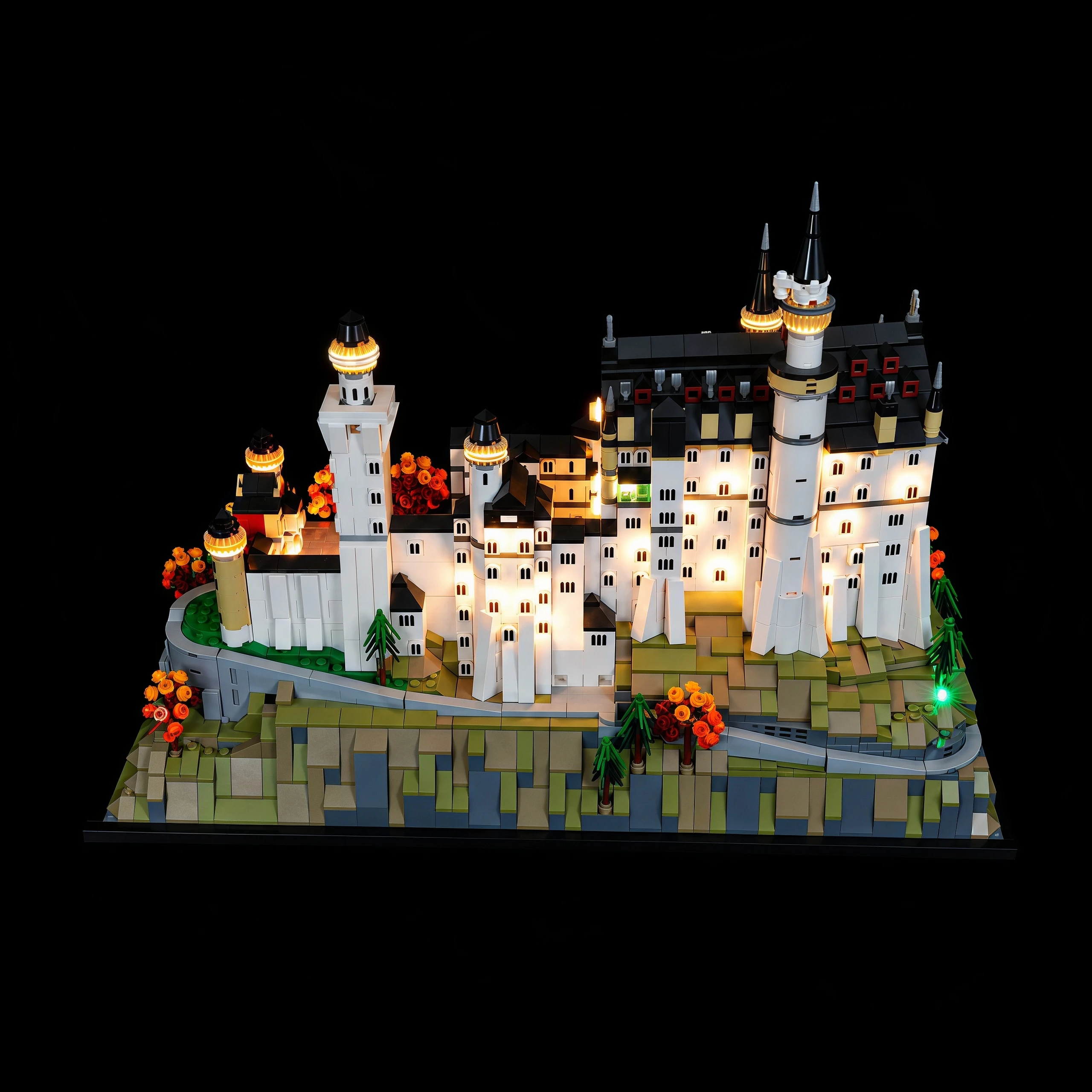 MAXCXT LED Light Set For LEGO 21063 Architecture Neuschwanstein Castle DIY Decorative Lamp Not Include Lego Building Blocks Set