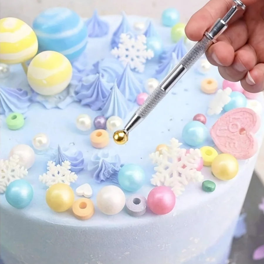 4-Claw Sugar Bead Picker Tool–Pearl Grabber for Baking Decorations,Perfect for Cakes,Cupcakes,Ice Cream&Candy Collector Tools