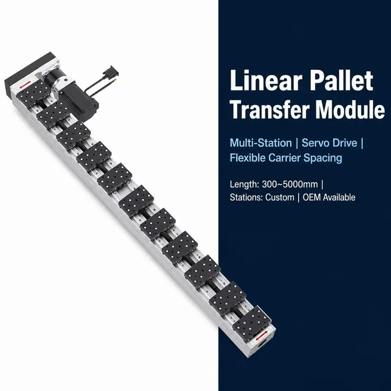 Miniature Linear Actuator Module High Precision Single Axis Robot Arm Sliding Table Variable Pitch Guide Rail 10kg Load