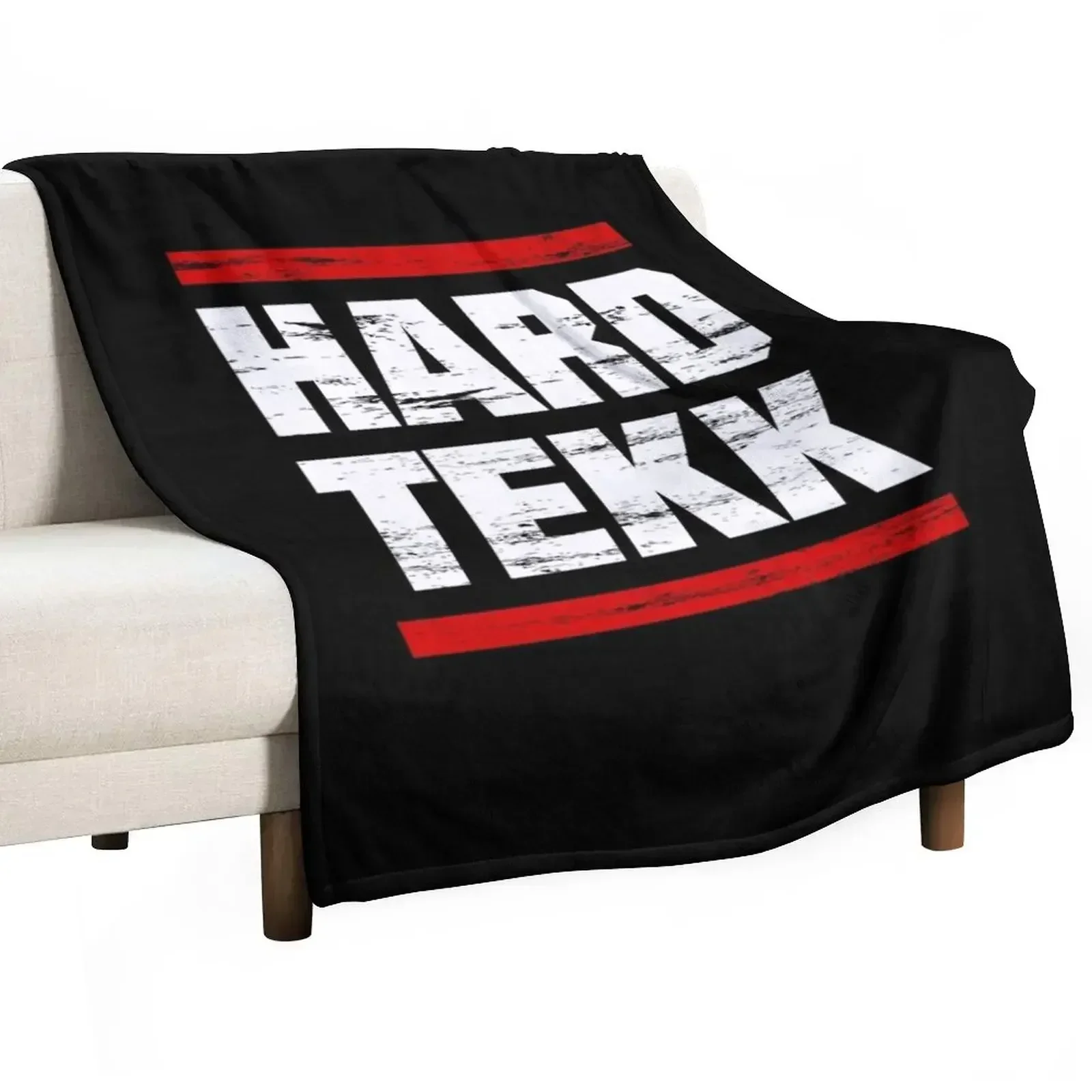 

Hardtekk - Tekk - Rave - Techno Throw Blanket Cute Plaid Fashion Sofas Soft Big Blankets