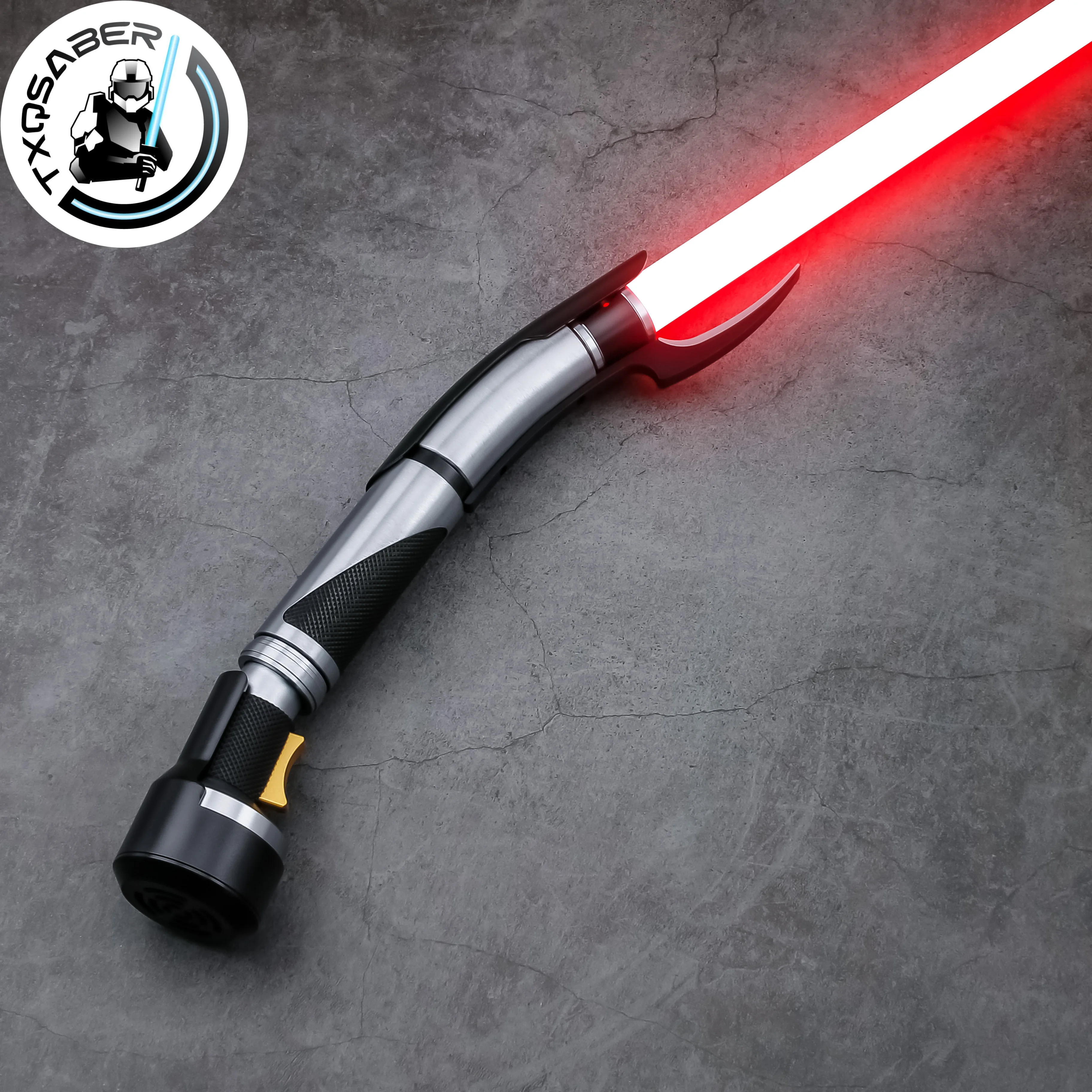 

TXQSABER Replica Lightsaber Count Dooku Light Sword Metal Hilt Smooth Swing FOC Heavy Dueling Laser Sword Cosplay Toys for Adult