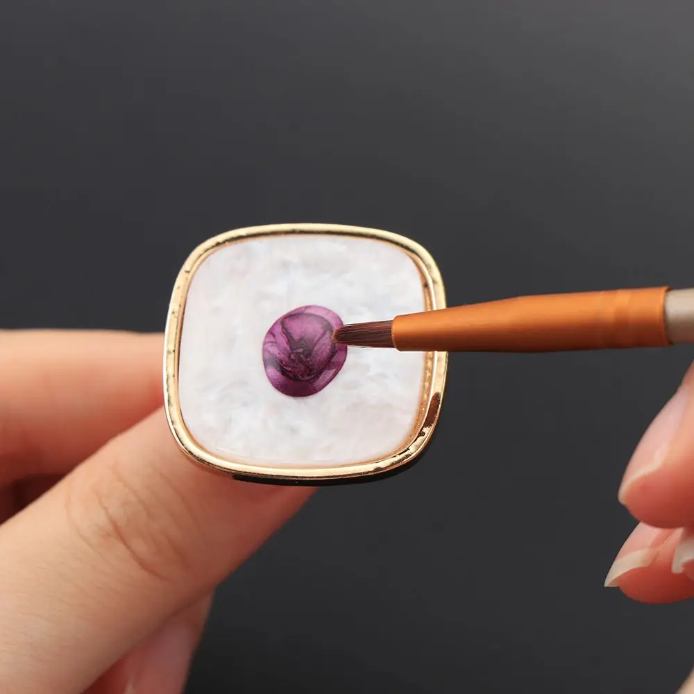 الأظافر كاذبة الأشعة فوق البنفسجية هلام البولندية تظهر الرف الأساس خلط البنصر لوحة الصباغ حامل اللوحة لوحة مسمار الفن لوحة