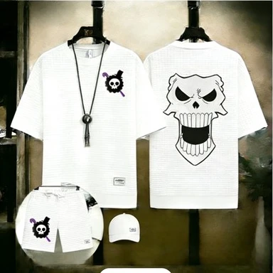 

2026 Summer New Design Duckan Boxing Gym Loose Waffle Shirt Shorts