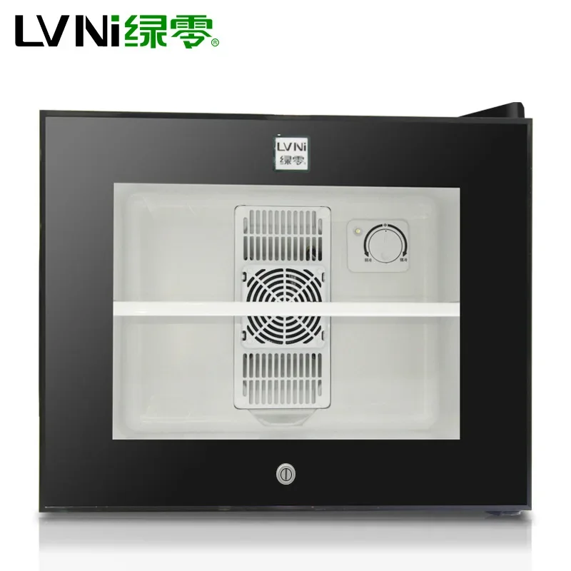 220V 20L Phòng Khách Sạn Nhỏ Tủ Lạnh Mini Trong Suốt Tự Do Cao Màn Hình Tủ Đông Tắt Tiếng Tủ Lạnh Mini 8-15 C
