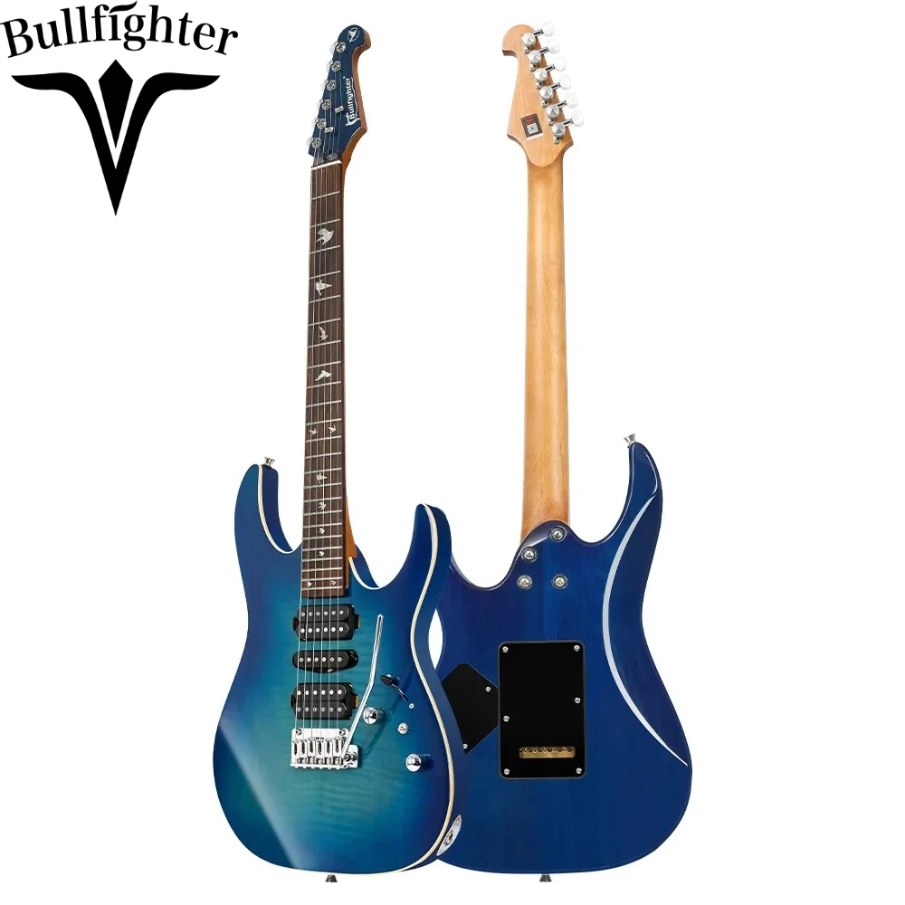 

Bullfighter D240 Electric Guitar: HSH Pickup Configuration, 24 Frets; Suitable for Rock and Metal Performances Airline Guitar