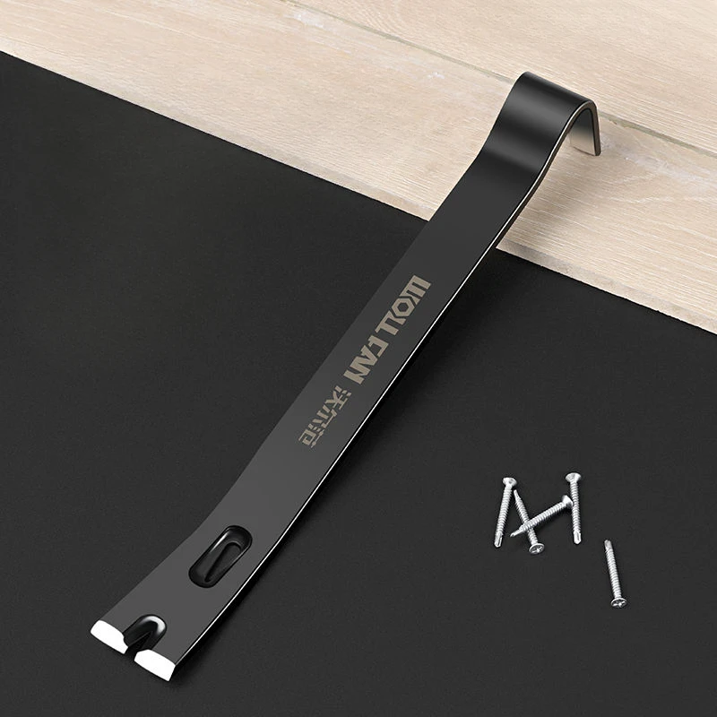 

High Hardness Multi-functional Portable Nail Lifter Crowbar Open Box Nail Pulling Car Tire Picking Tool Flat Crowbar