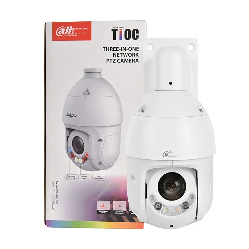 Kamera Jaringan Mini Hubble Wizmind PTZ Panoramic 360 Multi-Sensor 16 MP Da Hua CCTV PSDW81642S-A360-D425