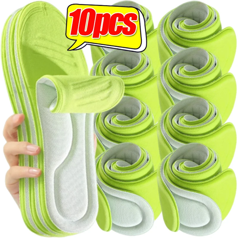 Semelles orthopédiques unisexes en mousse à mémoire de forme, désodorisantes, pour chaussures de sport, absorbent la sueur, douces, antibactériennes, accessoires pour chaussures