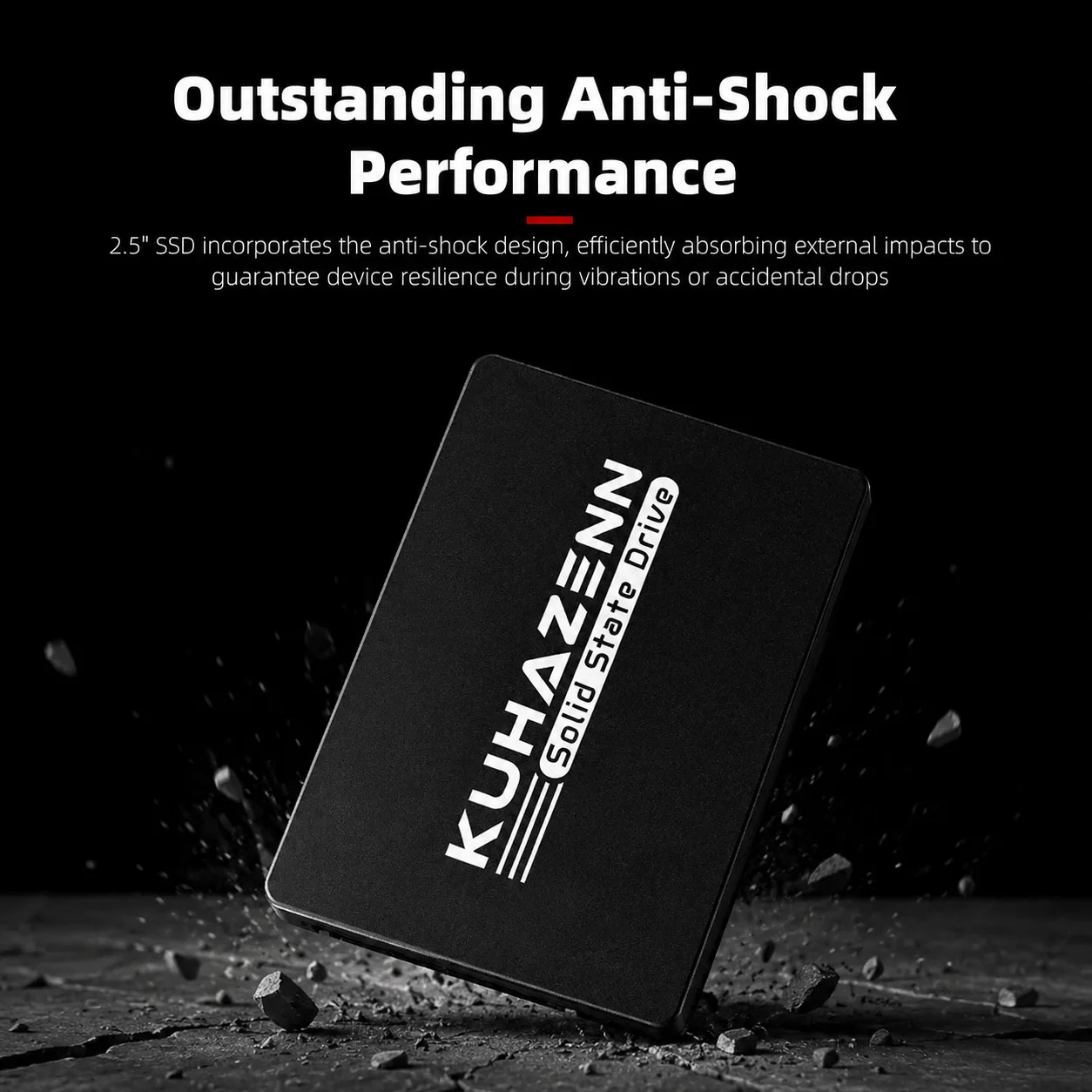 512GB 2.5" SATA3 SSD 3D NAND Flash Internal Solid State Drive Compatible with PS4 Laptop Desktop view 6