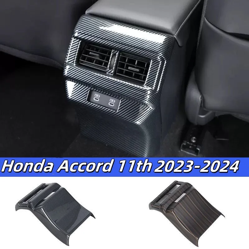 

For Honda Accord 11th Gen 2023-2024 Accessories Car Styling Rear Armrest Anti Kick Scratch Cover Air Conditioner Outlet Ac Vent