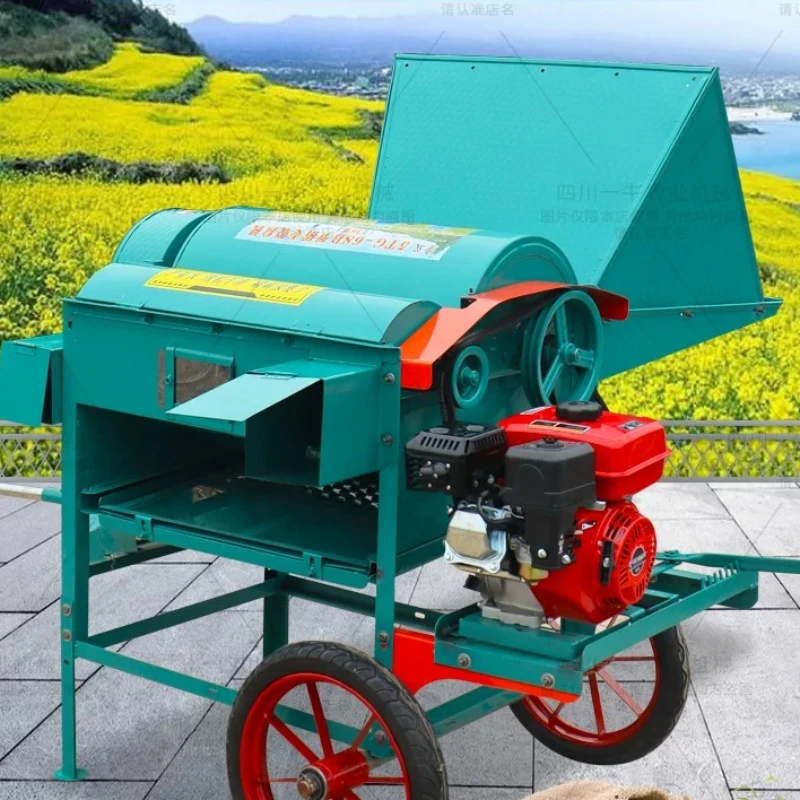 

Corn Thresher Maize Kernel Separation Agricultural Threshing Machine Crop Processing Commercial Furniture Trilhadora XY60TM