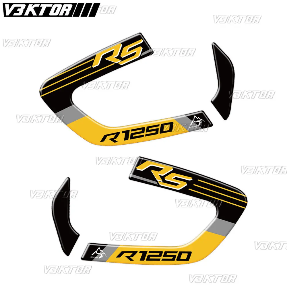 3D Motorcycle Cylinder Head Cover Sticker Protection Decal For R1250RS R 1250 RS R1250 RS Triple Black 2018-2025 2024 2023 5