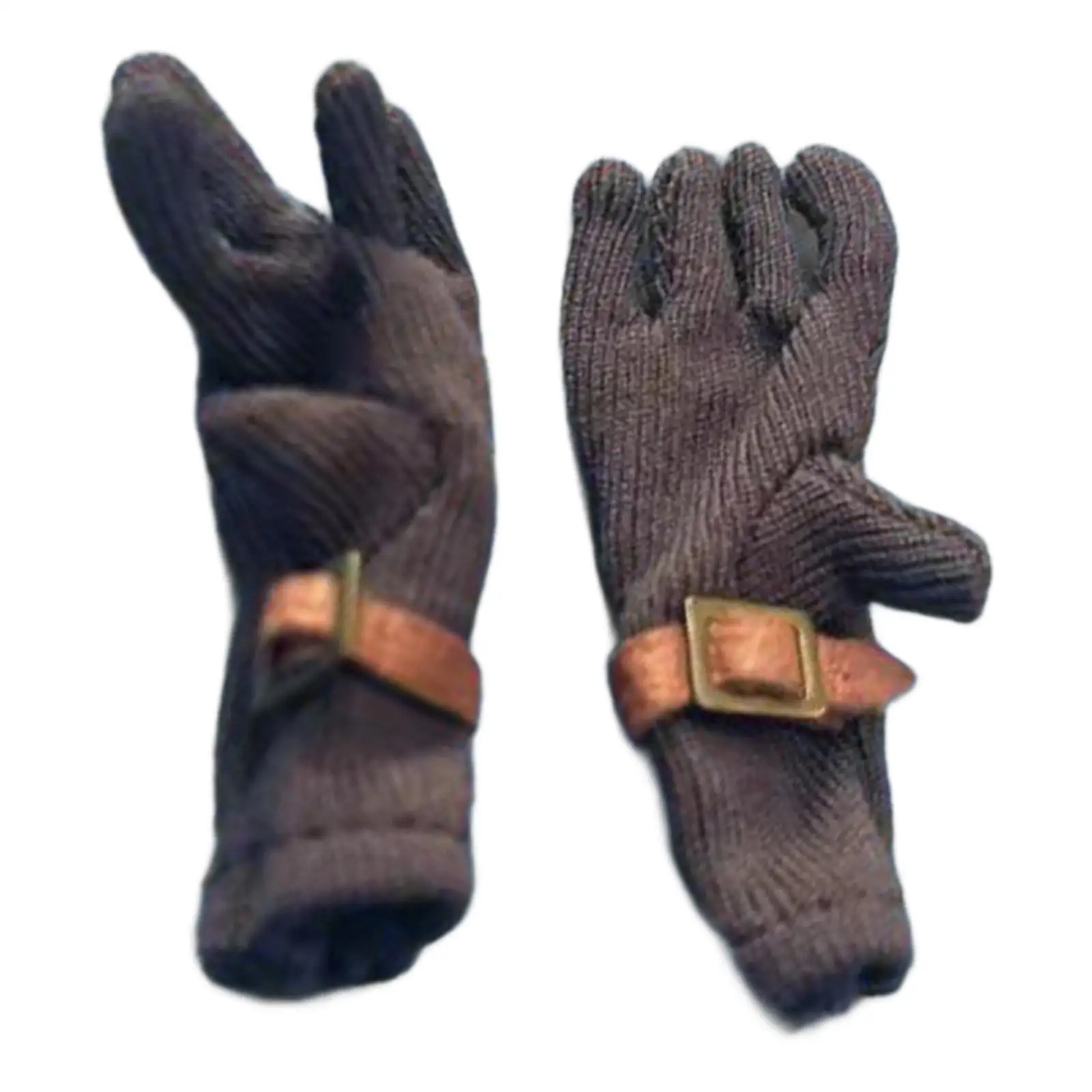 1/6 Scale Action Figures Gloves,Doll Accessories,A Pair Doll Decor,Sturdy Miniature Gloves Model for 12