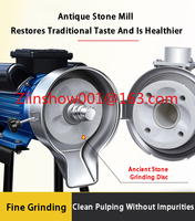 304 Stainless Steel Grinding Machine Grinder Powder Flour Mill for Dry and Wet Grain Soybean Rice Milk Peanut Butter Coffee Corn