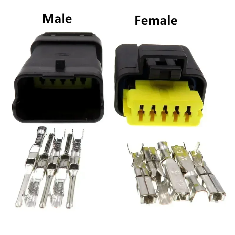 5 Hole 211PC052S0081 211 PC052S0081 211PL052S0049 Female Male 1.5mm Waterproof Automobile Auto Electric Wire Connector
