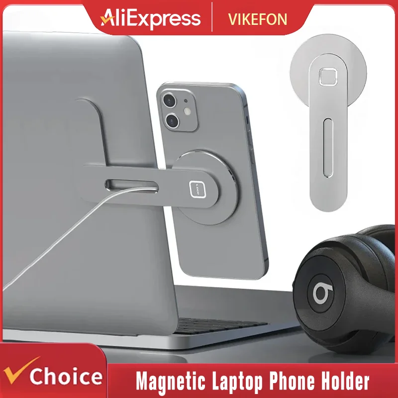 

Складной магнитный держатель для телефона на монитор компьютера, тонкий, для iPhone серий 17, 16, 15, 14, 13 и всех телефонов