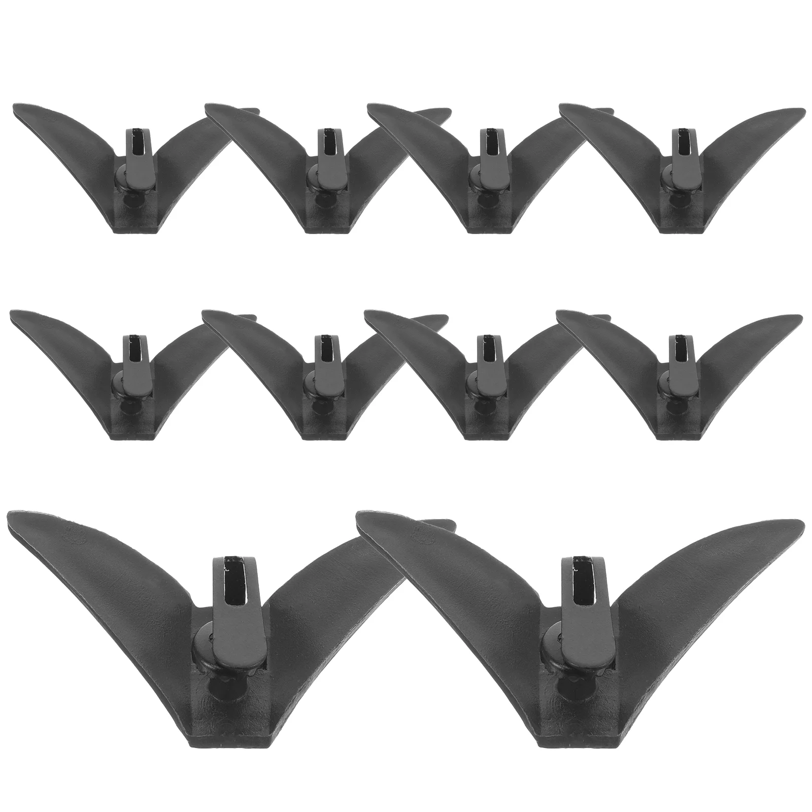 

10 Pcs Tie Fastening Buckle Clip Decorative Accessories Necktie for Wedding Man